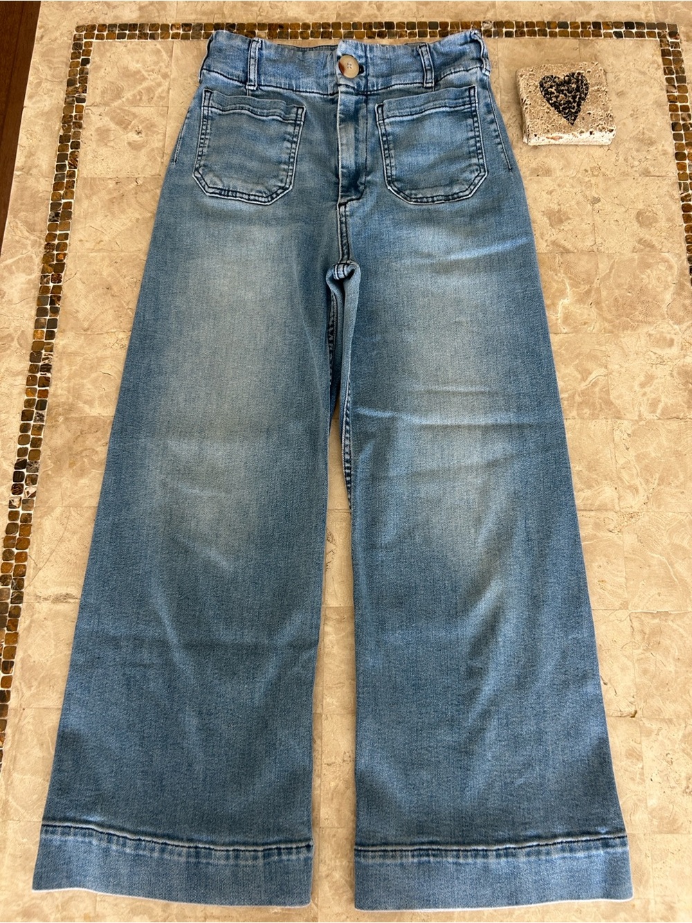Maeve by Anthropologie The Colette Crop Wide-Leg Jean Women’s Size 27